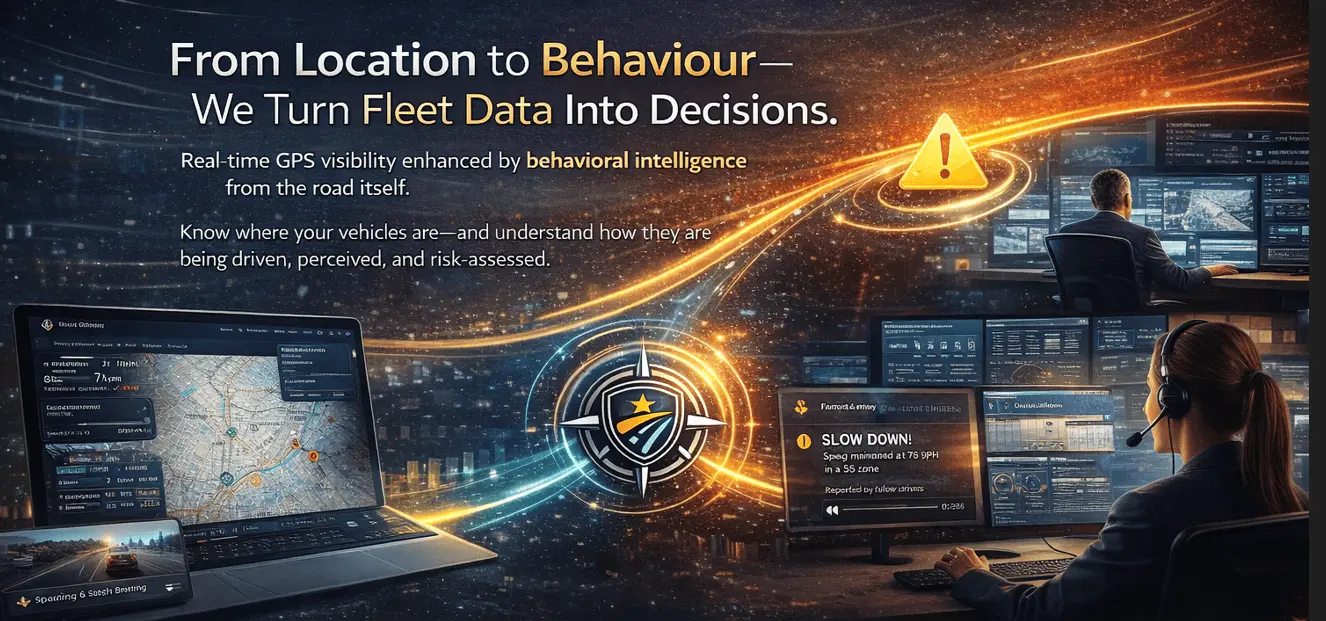 GPS Dashboard + Behavioral Alert + Call Center Overlay